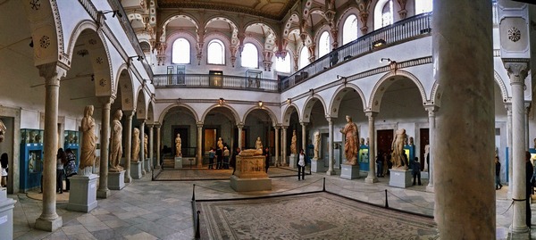 Vista de una de las salas del Museo del Bardo 